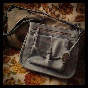 Born , grey cross body bag